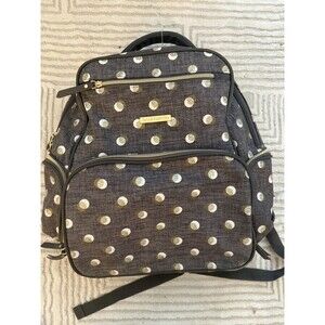 Banana Fish Studio Backpack Diaper Bag Gray Insulated Pockets Adjustable Straps